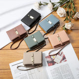 Two-Fold Zipper Short Casual Wallet