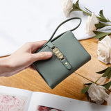 Two-Fold Zipper Short Casual Wallet
