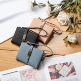 Two-Fold Zipper Short Casual Wallet