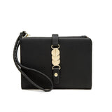 Two-Fold Zipper Short Casual Wallet