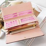 Women's Lingge Crown Wallet with Large Capacity