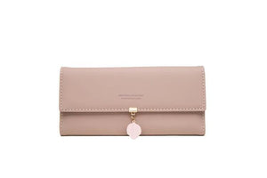 Leaf Pattern Women's Long Wallet Handbag