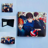 Haikyuu Bifold Wallet Coin Pocket Credit Card Id Window