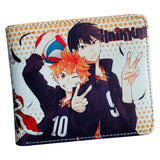 Haikyuu Bifold Wallet Coin Pocket Credit Card Id Window