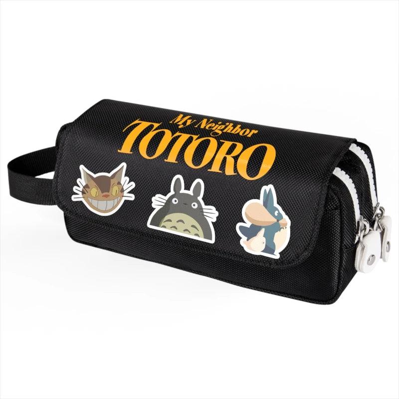 Totoro Student Pencil Case Large Capacity School Supplies Storage Bag
