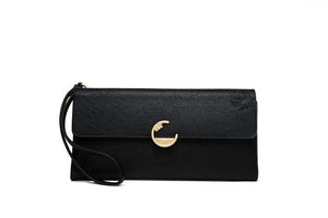 Priti frosted Pu zipper women's Long Wallet Zipper handbag zero wallet