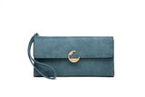 Priti frosted Pu zipper women's Long Wallet Zipper handbag zero wallet