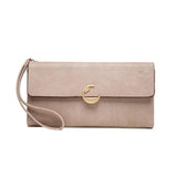 Priti frosted Pu zipper women's Long Wallet Zipper handbag zero wallet