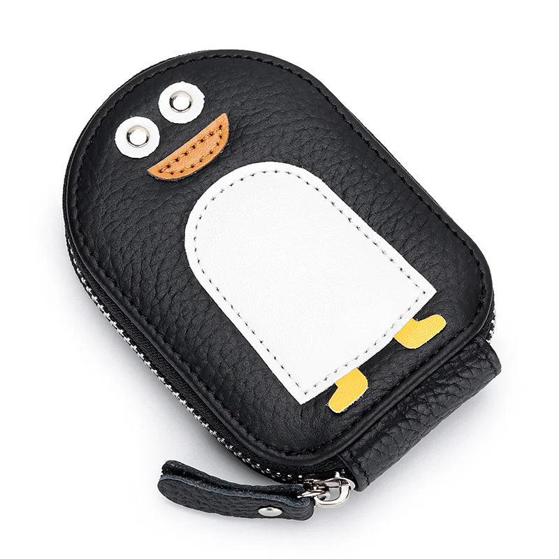 RFID Blocking Lady Wallet Purse Cow Leather Credit Card Holder