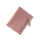 Woman Short Wallet Student Coin Wallet Two Fold Zipper Wallet