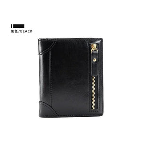 Woman Short Wallet Student Coin Wallet Two Fold Zipper Wallet