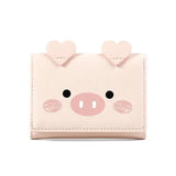 Cute Pig Wallets for Girls - PU Leather Money Purse