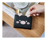 Cute Pig Wallets for Girls - PU Leather Money Purse