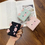 Cute Pig Wallets for Girls - PU Leather Money Purse