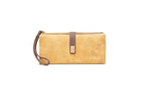 Women's Frosted Zipper Handbag Large Capacity Wallet