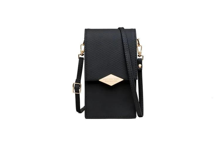 Prati Small Fresh PU Mobile Phone Bag Vertical Mini Shoulder Bag