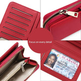 RFID Multi-Function Long Wallet for Women