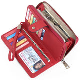 RFID Multi-Function Long Wallet for Women