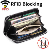 RFID Women's Long Wallet PU Handbag Large Capacity