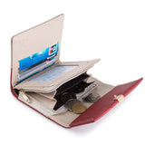 Small Fresh Splicing Folding Zero Purse for Women