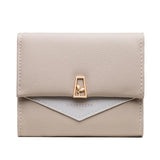 Small Fresh Splicing Folding Zero Purse for Women