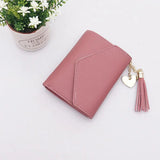 Tassel Small Fresh Folding Wallet for Students