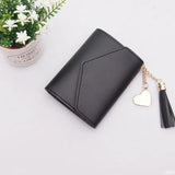 Tassel Small Fresh Folding Wallet for Students