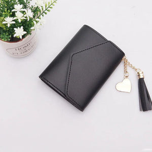 Tassel Small Fresh Folding Wallet for Students