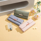 Pretty Long Wallet Handbag Coin Card Bag