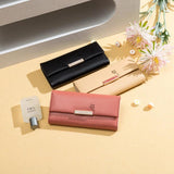 Pretty Long Wallet Handbag Coin Card Bag