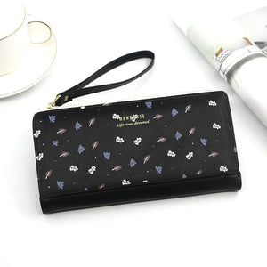 Women's Long Zipper Handbag Wallet Zero Wallet Card Bag