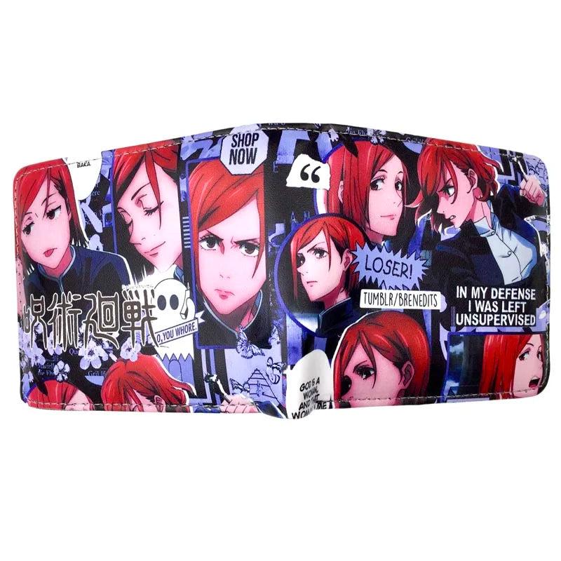 JUJUTSU KAISEN Anime Bi-Fold Wallet with Coin Pocket