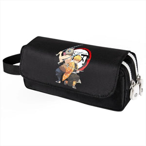 Demon Slayer Pencil Case Large Capacity Cosmetic Travel Storage Bag