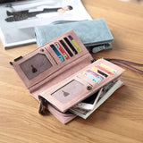 Women's Long Zipper Handbag Mobile Bag