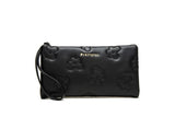Women's Long Zipper PU Wallet Wrist Handbag