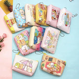 3PCS Hello Kitty & Sumikkogurashi Coin Purse & Keychains Set