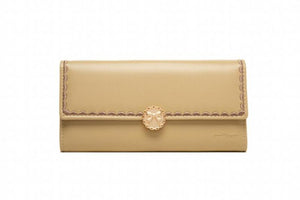 Love Step Long Women's Wallet Bowknot Buckle Embroidery Handbag