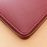 Cartoon Butterfly Wallet Wrist Handbag Double Zipper Large Capacity