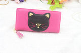 Cartoon Cat Women's Long Wallet Handbag Purse