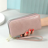 Double Zipper Wallet Women's Phone Bag High-capacity Handbag