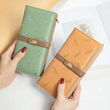 Embroidered Women's Long Wallet Card Bag Handbag