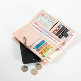 Embroidered Women's Long Wallet Card Bag Handbag