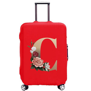 Red Letter Luggage Cover Protective Cover Dust-proof Elastic 18''-32''