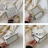 Mini Crossbody Bag for Women, Acrylic Chain Shoulder Bag
