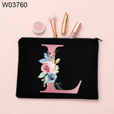 Personalized Girl Makeup Bag Bridesmaid Case Beauty Organizer Wedding