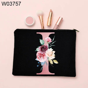 Personalized Girl Makeup Bag Bridesmaid Case Beauty Organizer Wedding