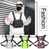Unisex Oxford Chest Bag Hip Hop Streetwear Shoulder Vest Waist Pack