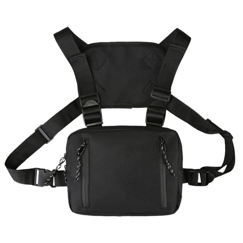 Unisex Oxford Chest Bag Hip Hop Streetwear Shoulder Vest Waist Pack