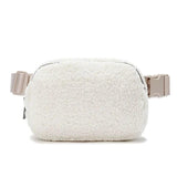 Unisex Velvet Waist Packs Outdoor Sports Brushed Chest Bag