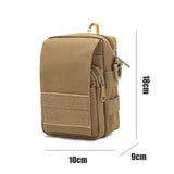 Tactical Waist Pack Zipper Belt Bag Camping Hiking Military Molle Po